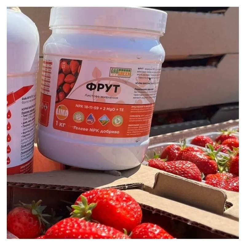 Добриво Гель Фрут NPK 18-11-59+2MgO + TE Гро Грін | Fruit Gro
