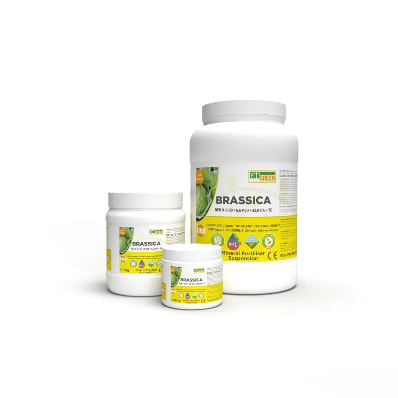 Добриво Гель Брасіка 9-9-39+6,6MgO+54SO3+TE Гро Грін | Brassica