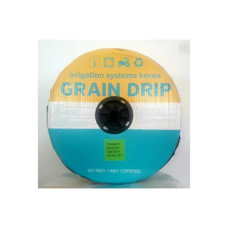 Стрічка крапельна GRAIN DRIP 7 mill 10 см 1,38 л/г (емітерна) Корея 1000 м