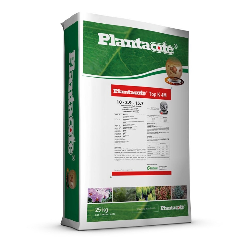 Добриво Плантакот Топ К | Plantacote Top K 4 M 10-9-19 + 2MgO + ME