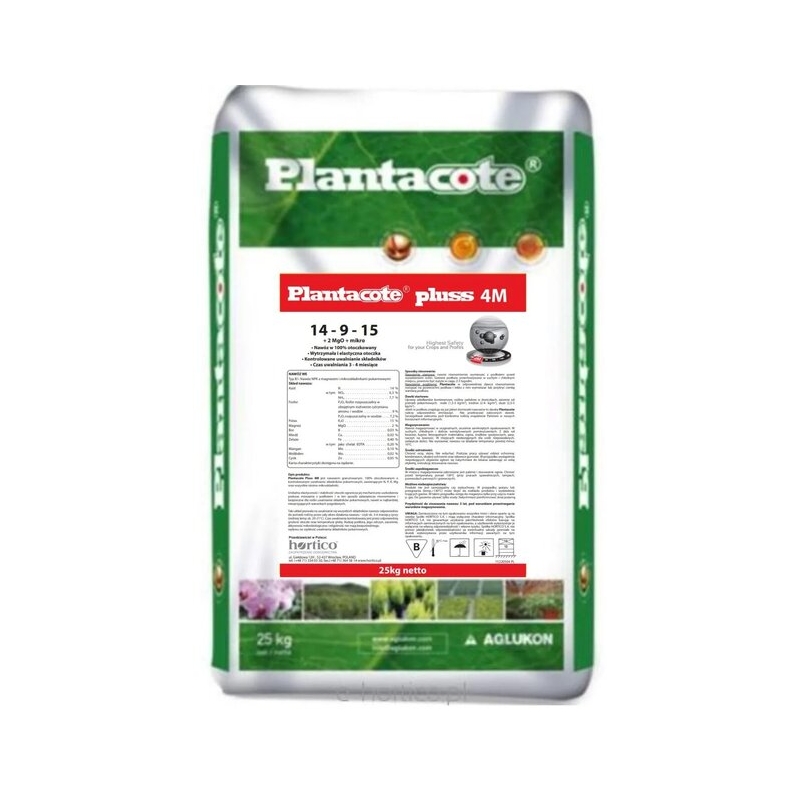 Добриво Плантакот Плюс | Plantacote Pluss 4 M 14-9-15 + 2MgO + ME