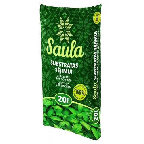 Торфяной субстрат Saula (посев и розсада) 0-7 мм