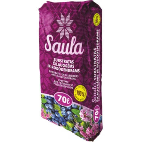 Торфяной субстрат Saula (Голубики и хвойных) рН 3,5-4,5