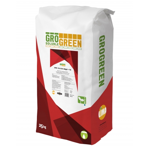 Удобрение минеральное NPK 15-5-30 + 3 MgO + TE Гро Грин | Gro Green Удобрение минеральное NPK 15-5-30 + 3 MgO + TE Гро Грин | Gro Green