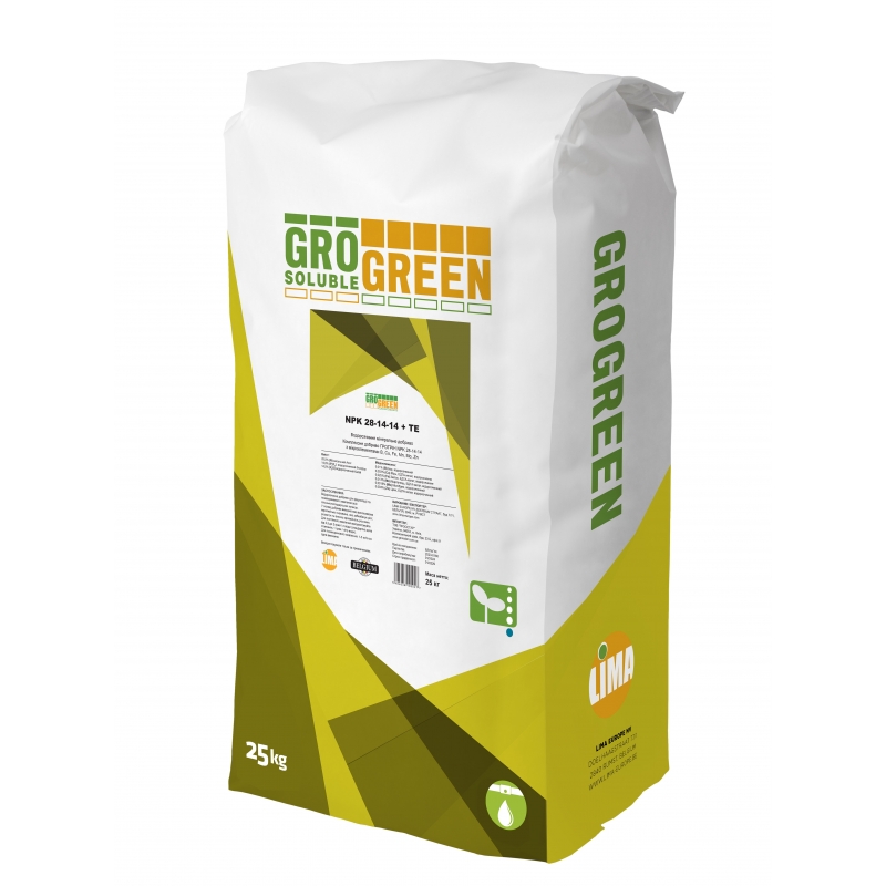 Добриво мінеральне NPK 28-14-14 +TE Гро грін | Gro Green
