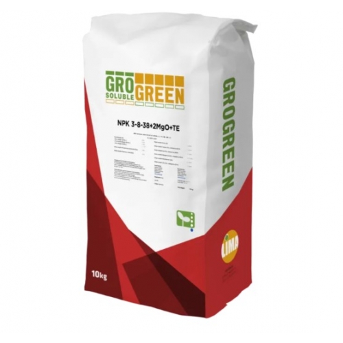 Добриво мінеральне NPK 3-8-38 + 2 MgO + TE Гро Грін | Gro Green Добриво мінеральне NPK 3-8-38 + 2 MgO + TE Гро Грін | Gro Green