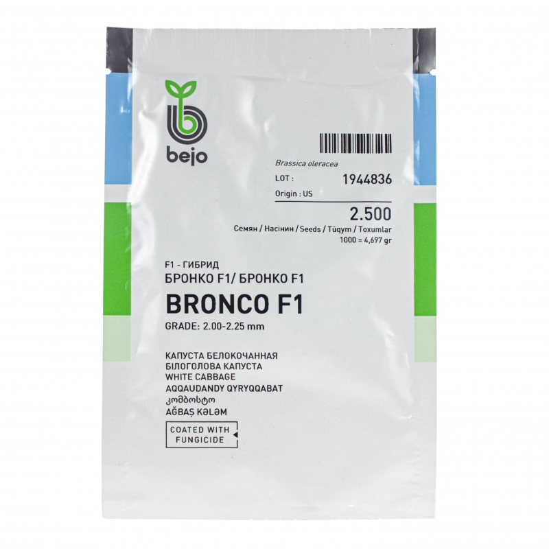 Капуста білоголова середня БРОНКО F1 Bejo | BRONCO F1 Bejo