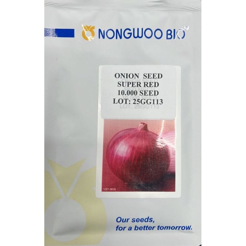 Лук красный Супер Ред F1 NongWoo Bio