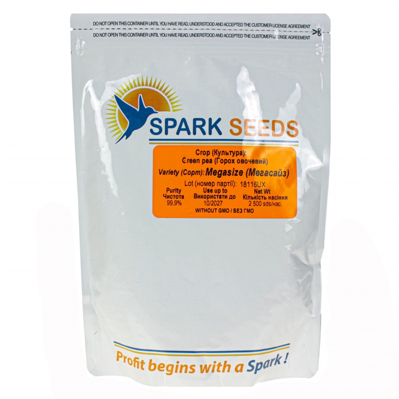 Горох МЕГАСАЙЗ | MEGASAYZ Spark Seeds