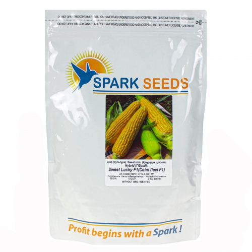 Кукурудза Світ Лакі F1 | Sweet lucky F1 Spark Seeds 2500 насінин