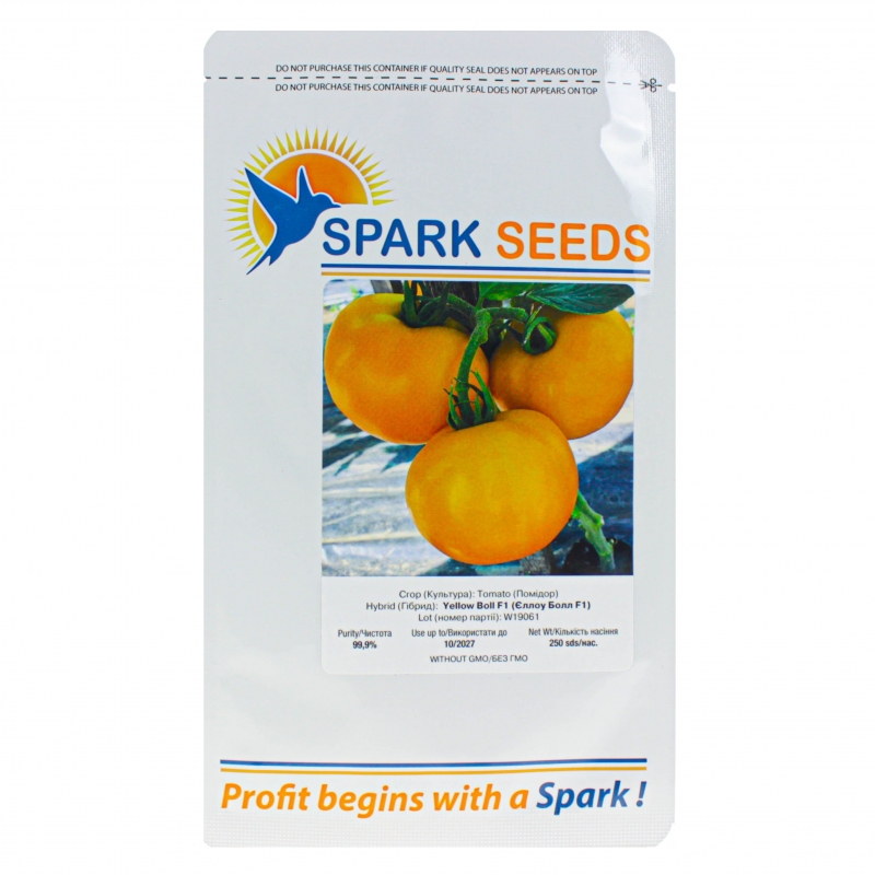Томат ЄЛЛОУ БОЛЛ F1 | YELLOW BALL F1 Spark Seeds