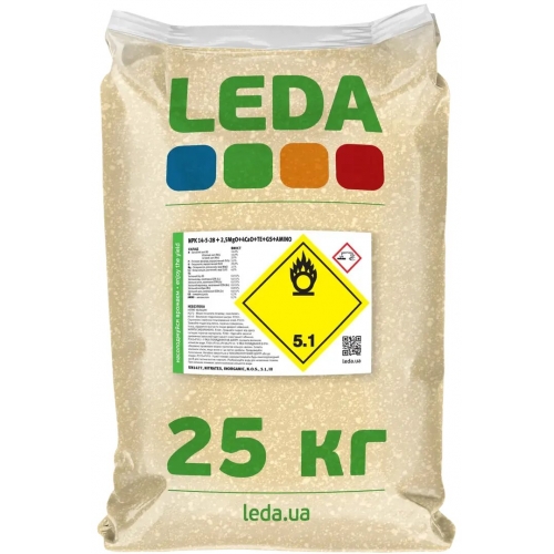 Комплексне добриво Леда (Leda) NPK 14-5-28+2,5 MgO+4CaO+TE+GS+AMINO