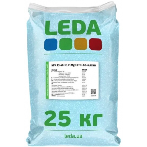 Комплексне добриво Леда (Leda) NPK 13-40-13+1MgO+TE+GS+AMINO