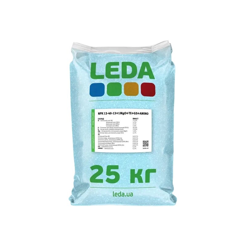 Комплексне добриво Леда (Leda) NPK 13-40-13+1MgO+TE+GS+AMINO
