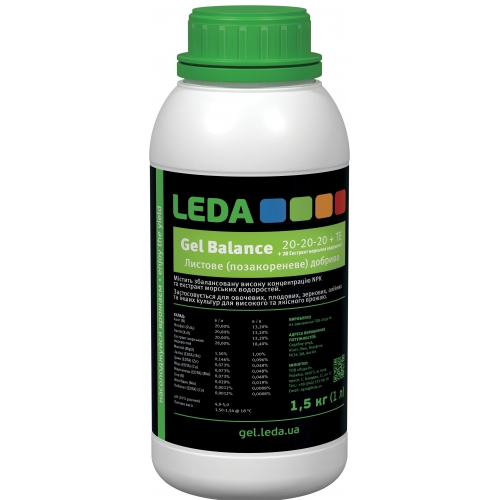 Гель добриво Баланс Леда | Gel Balance 20-20-20 + ТЕ Leda