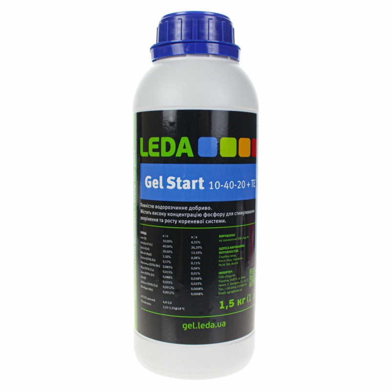 Удобрение Гель Старт | Gel Start 10-40-20 + TE Leda