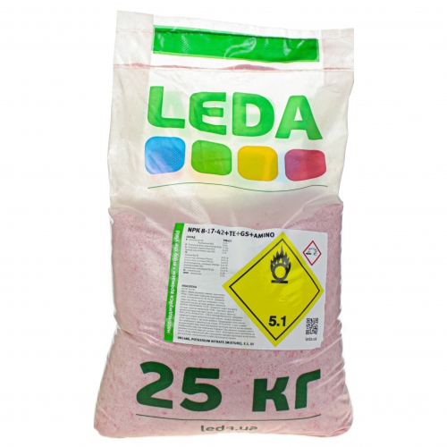 Комплексне добриво Леда (Leda) NPK 8-17-42+TE+GS+AMINO