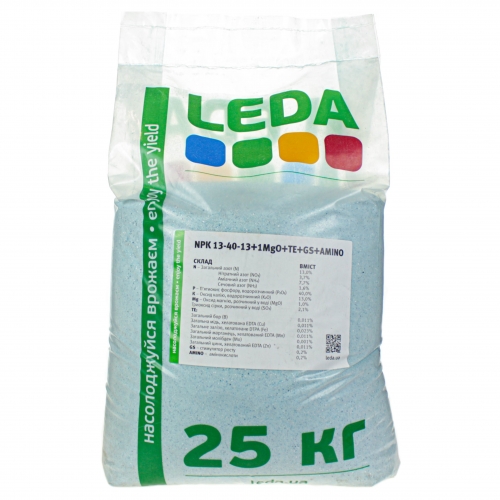 Комплексне добриво Леда (Leda) NPK 13-40-13+1MgO+TE+GS+AMINO