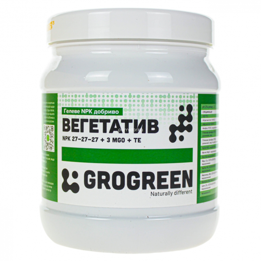 Добриво Гель Вегетатив NPK 27-27-27+ 3MgO+ TE Гро Грін
