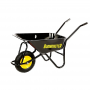 Тачка будівельна BudMonster одноколесна чорна 80л 200кг пневмо 4*8 01-007