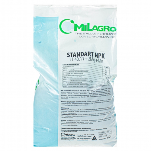 Мінеральне добриво Standart NPK 11-40-11+2Mg+ME Мілагро | Milagro