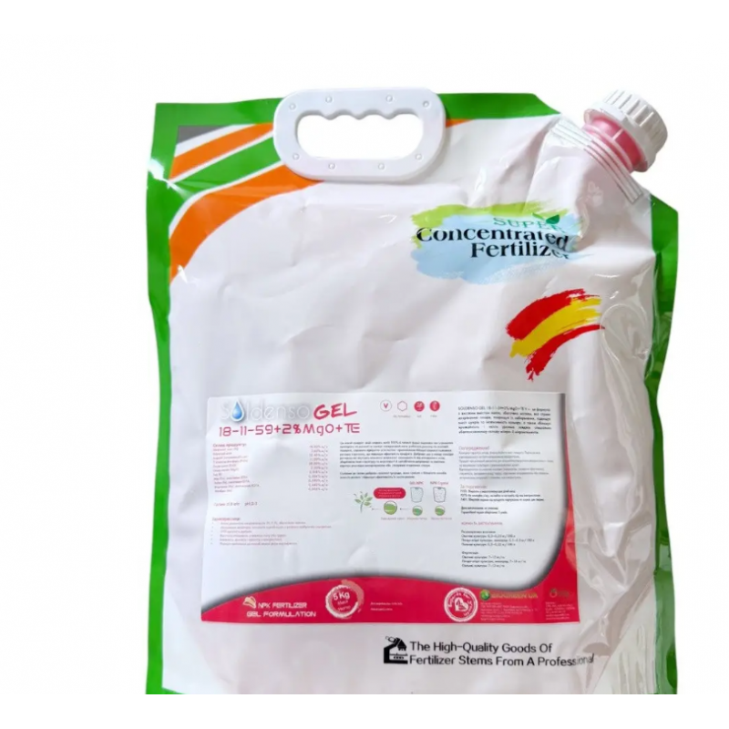 Удобрение Солденсо Гель (Soldenso Gel) NPK 18-11-59+2MgO от компании Orange