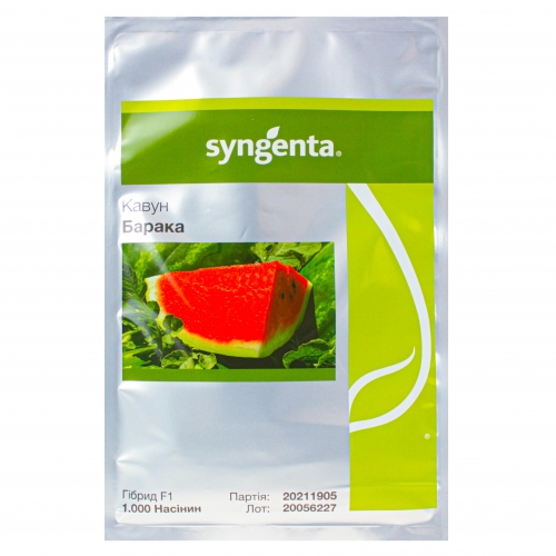 Арбуз БАРАКА F1 | BARACA F1 Syngenta 1000 шт