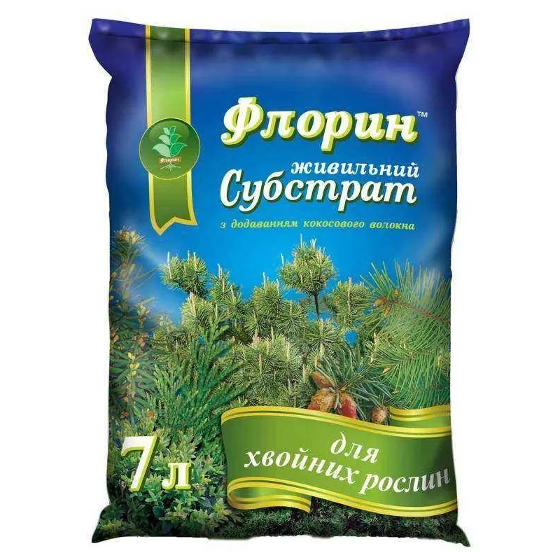 Питательный субстрат Флорин ХВОЯ 7 л