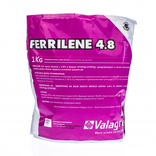 Хелат железа FERRILEN ( Феррилен) 4.8 Valagro 1 кг