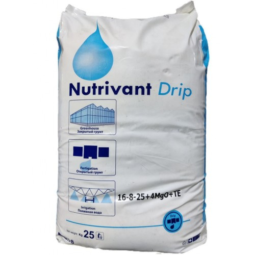 Удобрение Нутривант Дрип | Nutrivant Drip 16-8-25+4MgO (25кг)